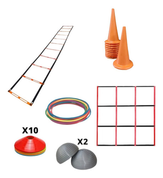 Kit Entremiento Funcional Escalera Cono Aro Minibosu Envios 1