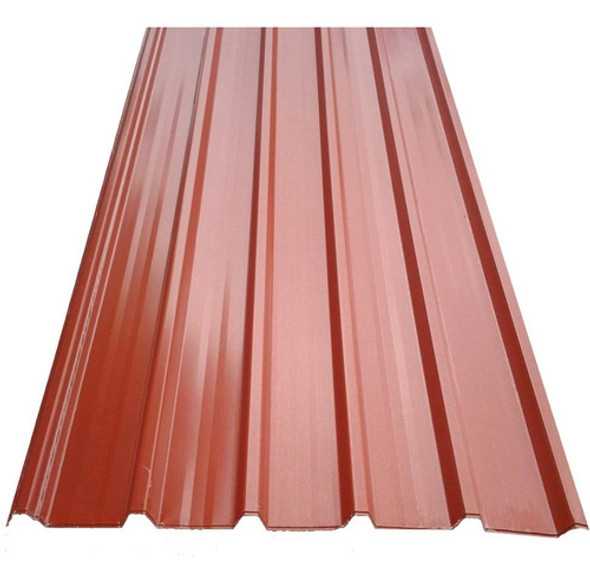 Chapa Color Terracota Calibre 26 Trapezoidal Armco 3,35m .41 0