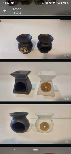 Hornillo Aromático Horno Esencia Hornitos Cerámica X 10 0