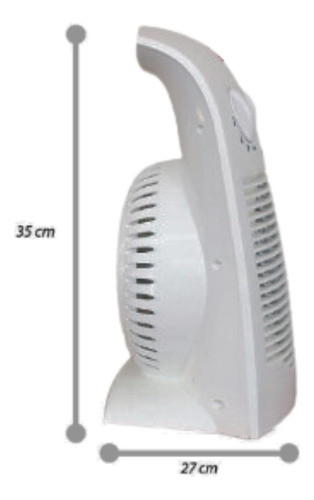 Aquecedor Portátil Branco 110v Não Queima Oxigênio Nilko 1