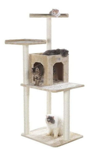 Gleepet Gp78571021 Arbol De Gato, 57 Pulgadas, Beige 0