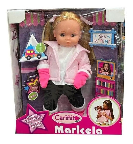 Muñeca Maricela Sky Nieve 6 Frases Cariñito - Sharif Express 0