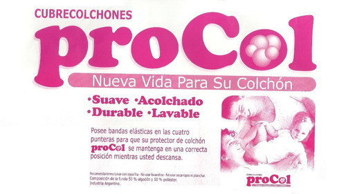 Cubrecolchon Procol 100x190 Esquinas Elastizadas 1