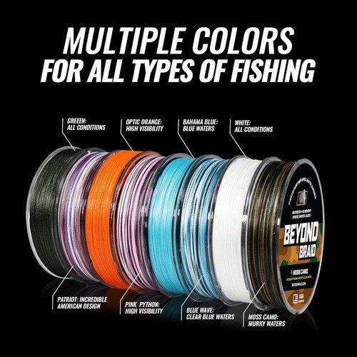 Linea Pesca Tanza Trenzada Resistente 299mts Resiste 9 Kgs 1