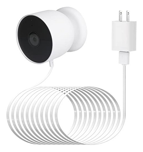 Cable De Alimentación Compatible Con Google Nest Cam (baterí 0