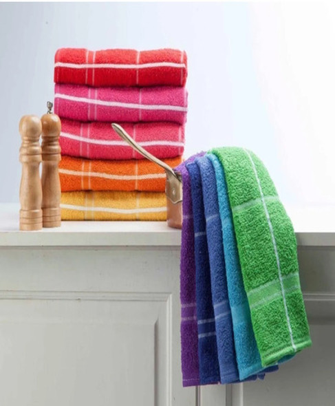 Repasador De Toalla 100% Algodón Cuadros Grandes X 5 Docenas 0