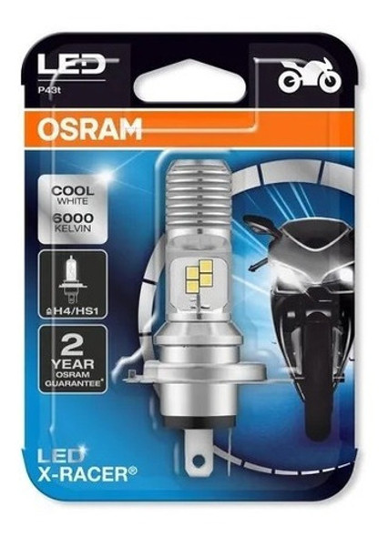 Lampara Led Moto H4 Osram 6000k Tornado Xtz  Cbx Cb  250 0