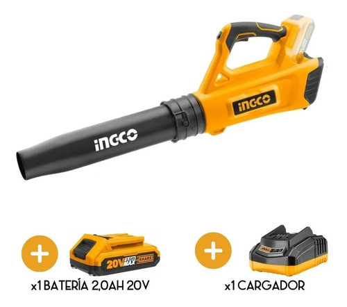 Sopladora P20s Bateria 20volt + Cargadro + Bateria 1