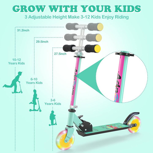 Adnoom Scooter Para Niños De 3 A 12 Años, Scooters Plegables 1