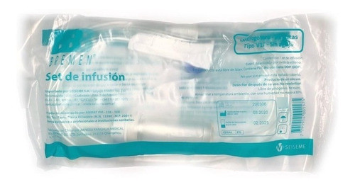 Guías Set De Infusión Macrogotero Para Suero S/aguja X 10 U 0