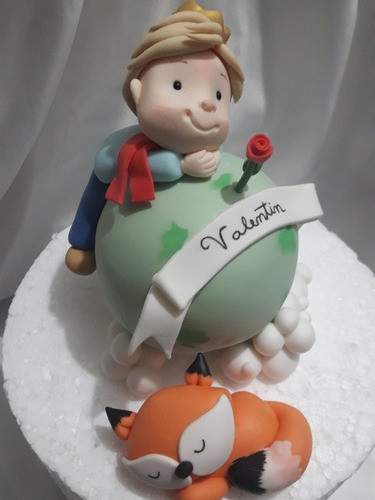 Adorno Torta El Principito Porcelana Fría 1