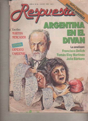Revista * Respuesta * Nota L. A. Spinetta - Nº 10 Año 1988 0