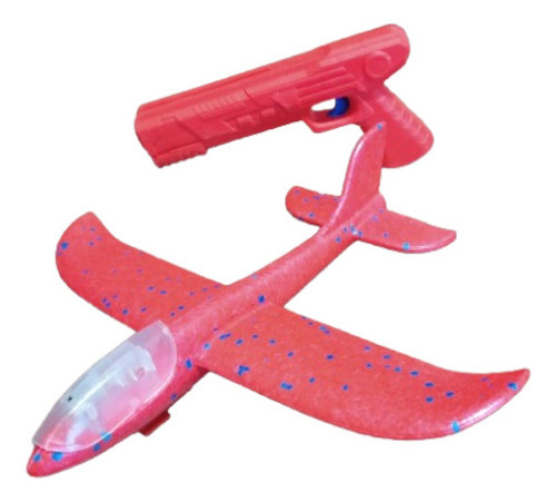 Kit 16 Brinquedo Lançador De Avião Luminoso Vermelho Ap Toys 1