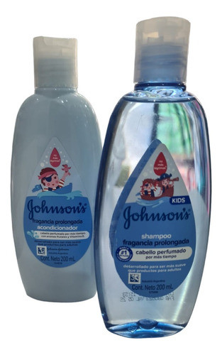 Shampoo Y Acondicionador Fragancia Prolongada Johnson's Kids 0