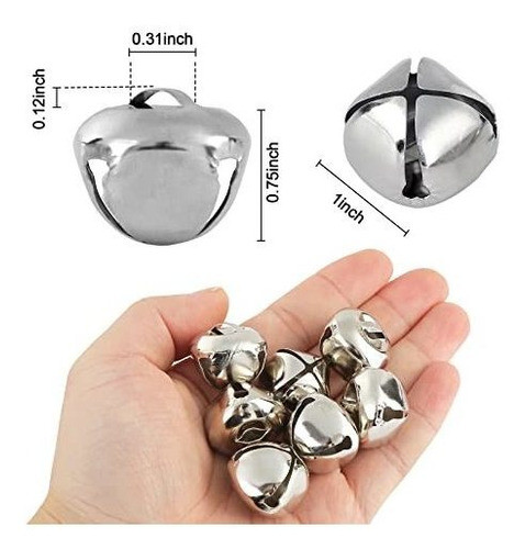 Cascabeles, Campanas Para Manualidades, Fiestas - 50 Pcs 1