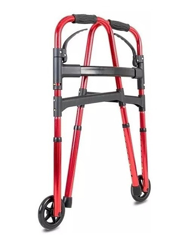 Andador Aluminio Super Compacto C/ruedas Reforzado 1