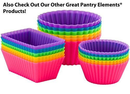Pantry Elements Silicone Cupcake Liners / Cacerolas De Horne 1