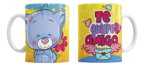 24 Diseños Plantillas Tazas Dia Del Amigo Sublimación M7 0