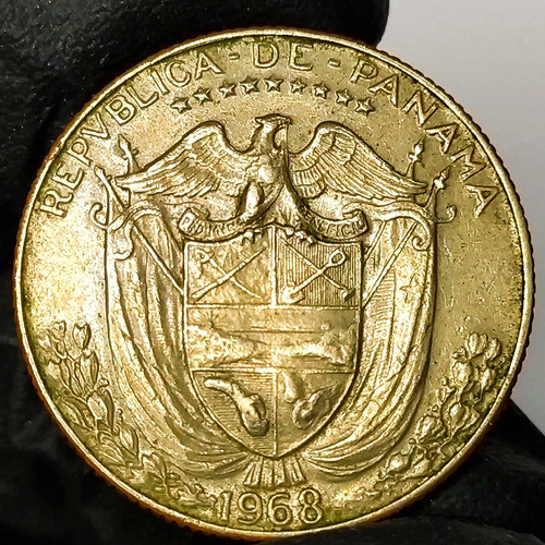 Panama ¼ Balboa 1968 Antigua Moneda Colección 1