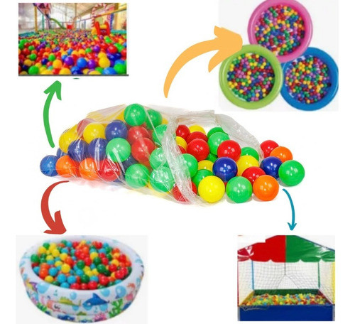 Saco De Bolinhas Coloridas Para Piscina C/ 25 Unidades 1