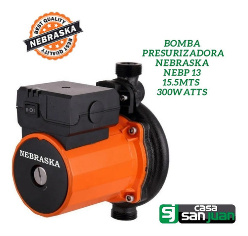 Bomba Presurizadora 15.5mts 300watts Nepb13 Pro Nebraska 1