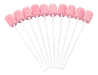 Pacote Com 50 Swabs Oral Para Terapia Ou Higiene Bucal 0