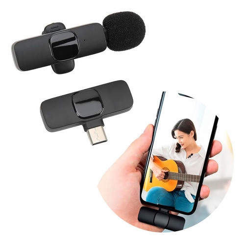 Micrófono Para Celular Solapero Inalámbrico Tik Tok 0