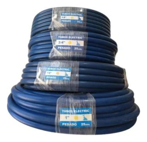 Caño Manguera 40mm 1 1/2 Tubo Electricidad X25m Doble Capa 1