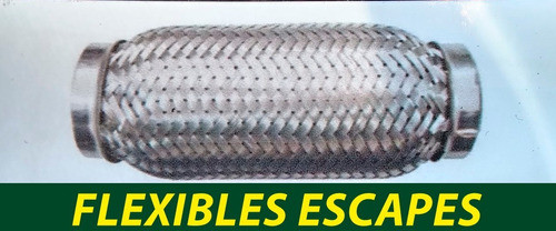 Flexible De Caño Escape / Acero Inoxidable 1 3/4 X 10 Cm 0