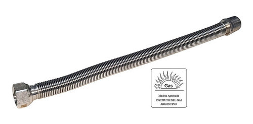 Flexible Aprobado Para Gas Natural 1/2 X 45cm Latynflex 1
