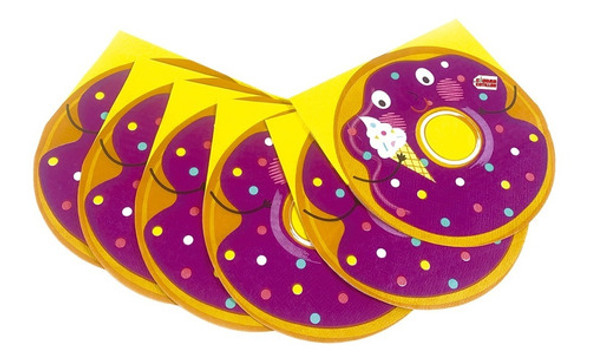 Servilletas Donas Donuts X 20 Descartables - Ciudad Cotillón 0