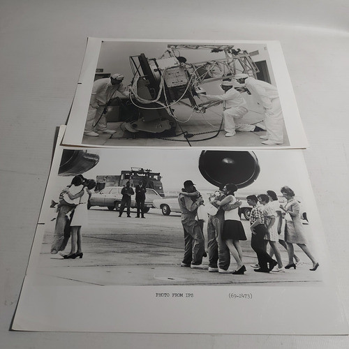 Fotos Nave Espacial Astronautas 1969. Lote × 4. Ian1926 1