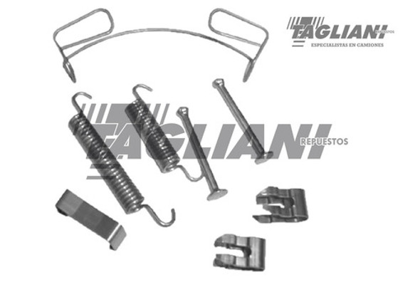 Kit Resortes Regulador Freno De Mano Fiat Ive Daily H.2008 0