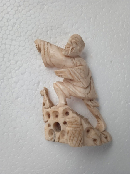 Antigua Talla En Marfil 0