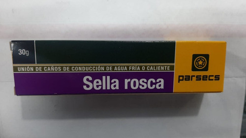 Sellador De Roscas Para Agua Parsecs X 30 G. Recoleta 1