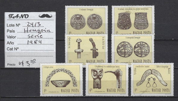 Lote2413 Hungría Serie Completa Año 1984 Mint 1