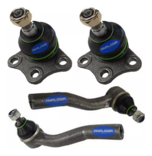 Kit 2 Rotulas + 2 Extremos Fiat Siena Palio 2013 Ros gruesa 0