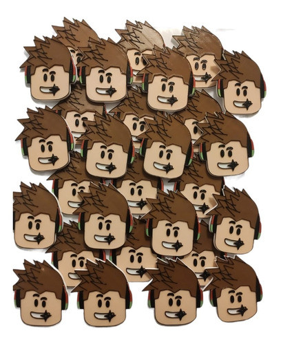 45 Souvenirs Roblox Llavero, Iman, Pin. 0