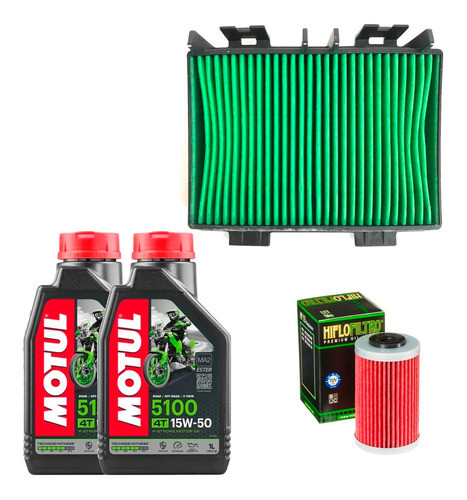 Kit Service 5100 + Filtros Hiflo Hada Ktm Duke 250 390 ** 0