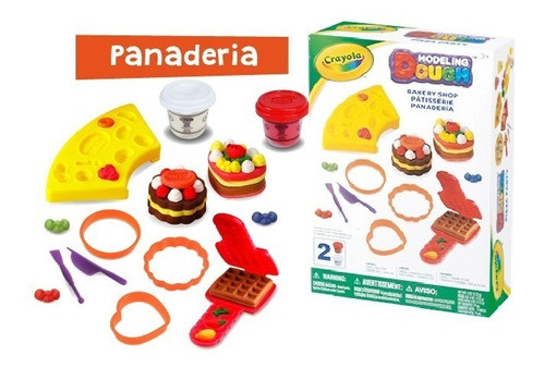 Crayola Dough Panaderia Waffles Masa Con Accesorios Kreker 0