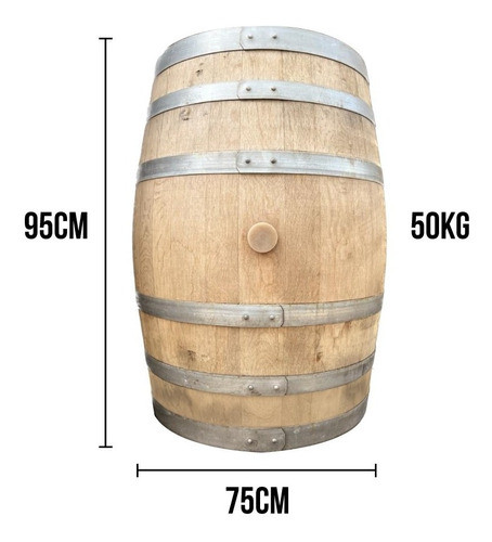 Barrica Barril Tonel Bordalesa De Roble Vino Con Tapón 225l 1