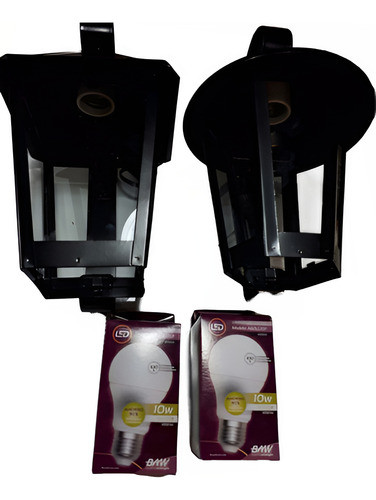 Farol Chapa Colonial X 2 Unidades + 2 Lamp.led 10 W 0
