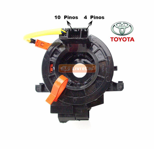 Cinta Airbag Fita Buzina Etios 2013/... Com Controle De Som 1 Cinta Airbag Fita Buzina Etios 2013/... Com Controle De Som 1