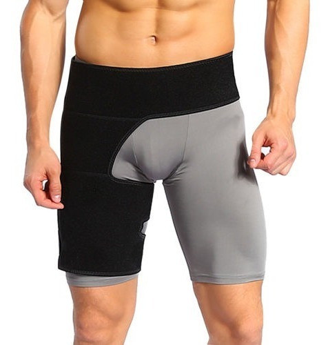 Compresión Del Muslo Wrap Soporte Soporte Esguince Terapia I 0