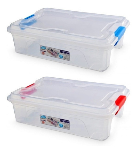 Kit 2 Caixas Organizadora 10 L Usual Utilidades 0