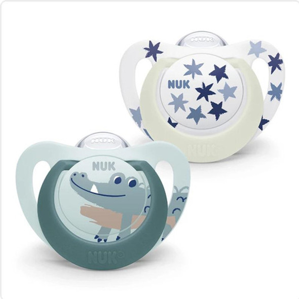 Chup Nuk Silicona Dia/noche Star Varon T3 0