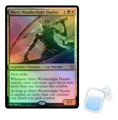 Hoja Mirri, Weatherlight Duelista Comandante 2017 Magic Mtg 1
