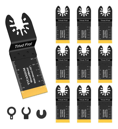 10 Hojas De Sierra Oscilantes Para Cortar Metal, Madera, Etc 0