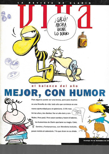 Clipping Balance Del Año 1995 Clemente Maradona Fontanarrosa 0