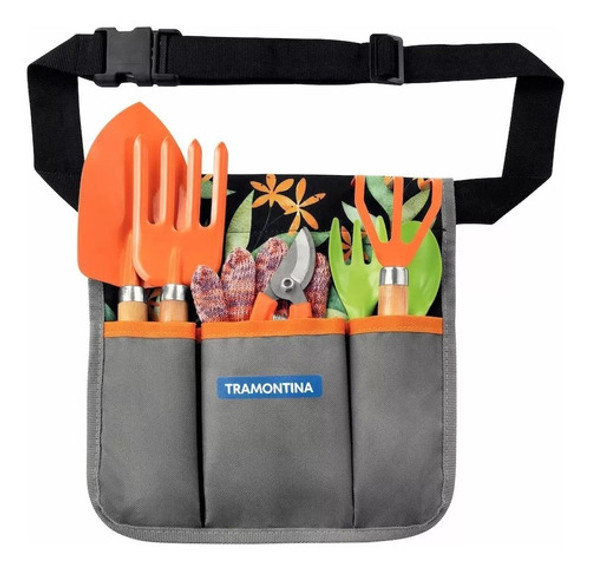 Kit Cinto Porta Herramientas De Jardinería 8 Pz Tramontina 0 Kit Cinto Porta Herramientas De Jardinería 8 Pz Tramontina 0